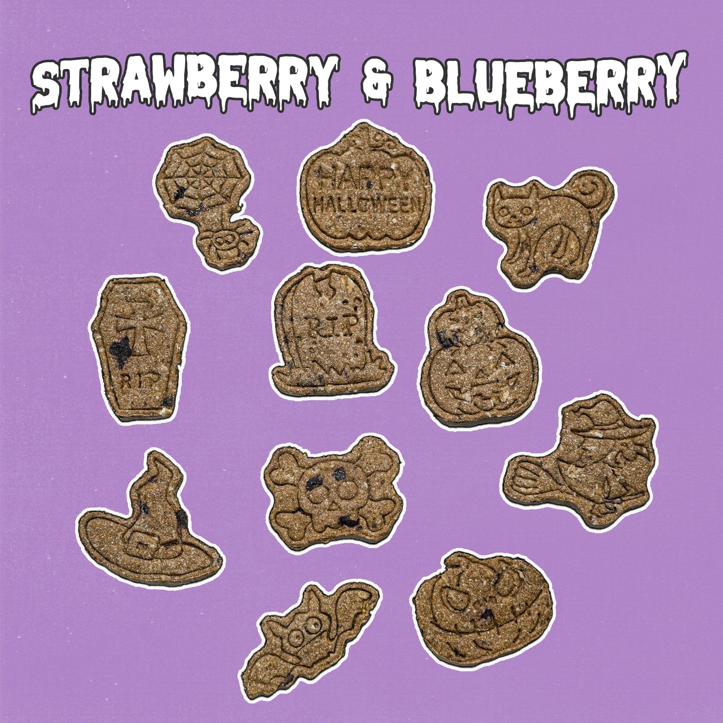 strawberry & blueberry - Spooky Themed