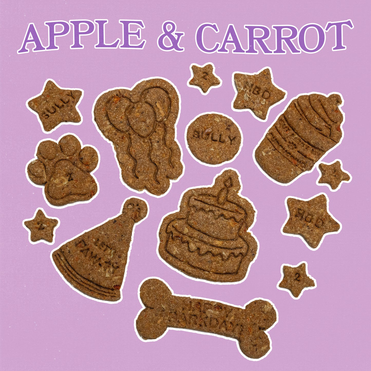 apple & carrot - barkday treats