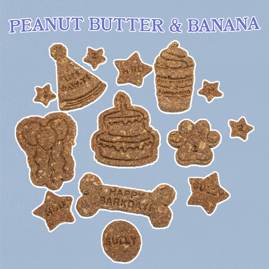 peanut butter & banana - barkday treats