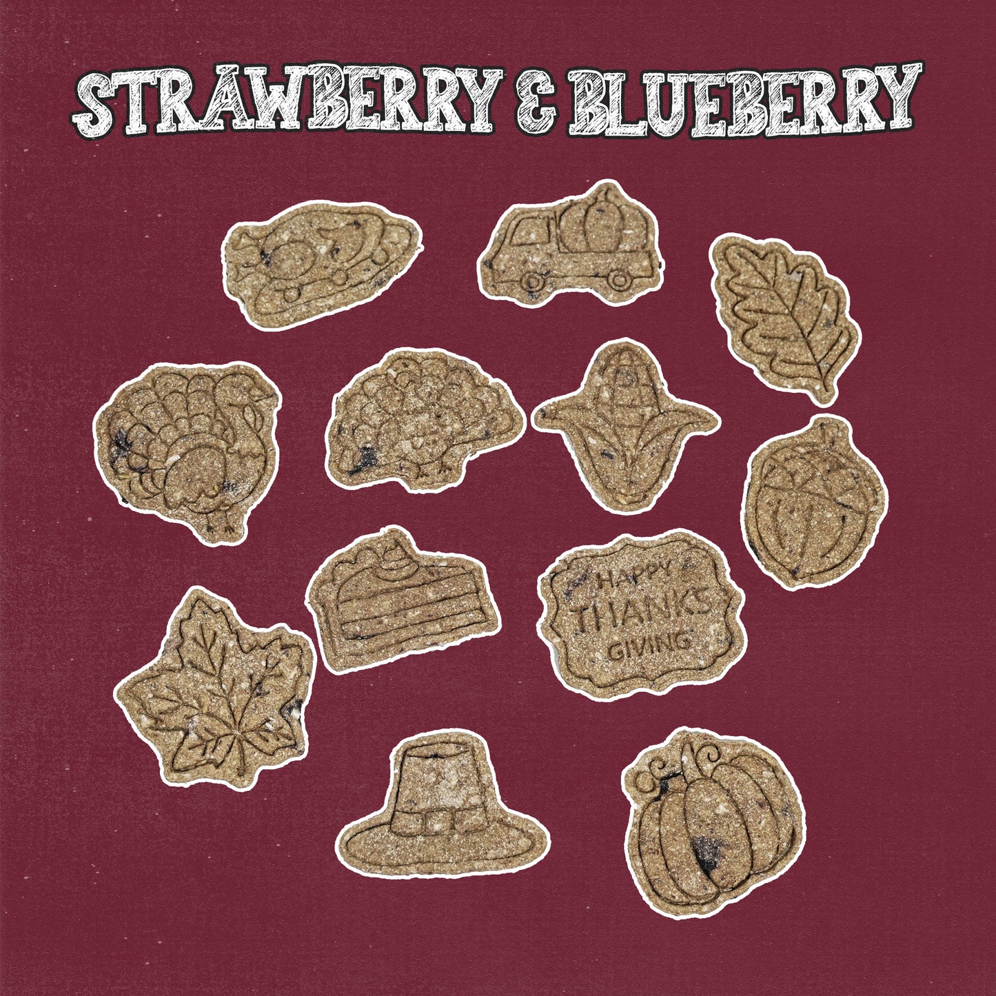 strawberry & blueberry - Thanksgiving Themed